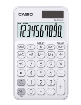 Calculadora de Bolso Casio SL310UCWE Branco 10 Digitos