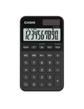 Calculadora de Bolso Casio SL310YCBK Preto 10 Digitos