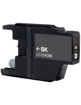 Tinteiro Compatível Brother LC1240BK Preto 600 Pág.