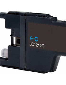 Tinteiro Compatível Brother LC1240C Azul 600 Pág.