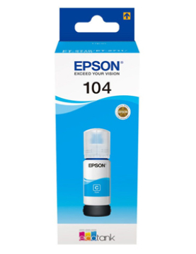 Tinteiro Epson 104 Azul C13T00P240 70ml 7500 Pág.