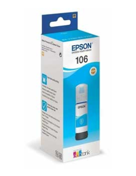 Tinteiro Epson 106 Azul C13T00R240 70ml 5000 Pág.