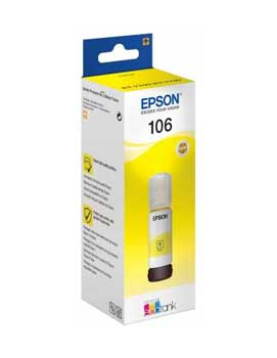 Tinteiro Epson 106 Amarelo C13T00R440 70ml 5000 Pág.