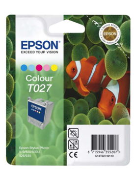 Tinteiro Epson T027 Cor C13T02740120 43ml