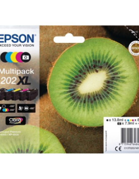 Pack Tinteiros Epson 202XL 5 Cores C13T02G74010