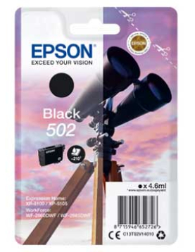 Tinteiro Epson 502 Preto C13T02V14010 4,6ml