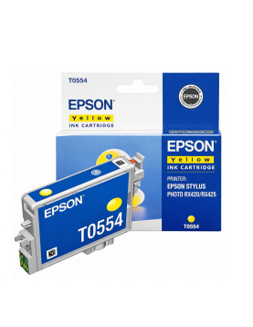 Tinteiro Epson T0554 Amarelo C13T05544020 8ml