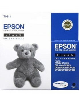 Tinteiro Epson T0611 Preto C13T06114020 8ml