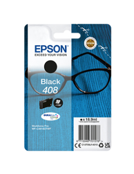 Tinteiro Epson 408 Preto C13T09J14010 18.9ml 1100 Pág.