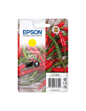 Tinteiro Epson 503 Amarelo C13T09Q44010 3,3ml 165 Pág.