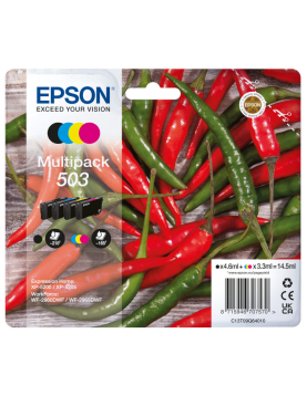Pack Tinteiros Epson 503 4 Cores C13T09Q64010