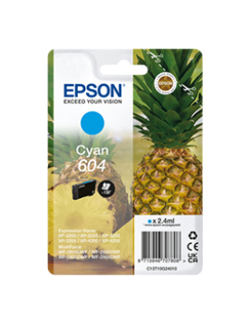 Tinteiro Epson 604 Azul C13T10G24010 2,4ml 130 Pág.