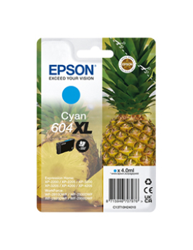 Tinteiro Epson 604XL Azul C13T10H24010 4ml 350 Pág.