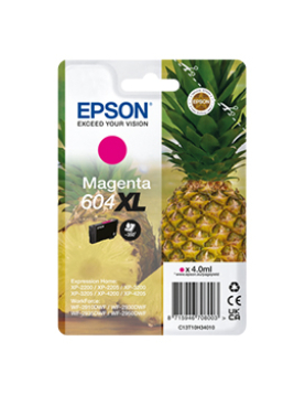 Tinteiro Epson 604XL Magenta C13T10H34010 4ml 350 Pág.