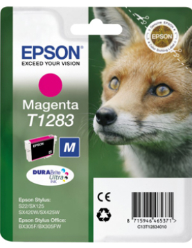 Tinteiro Epson T1283 Magenta C13T12834011 3,5ml 140 Pág.