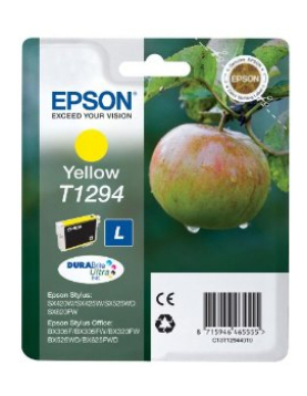 Tinteiro Epson T1294 Amarelo C13T12944011 7ml 470 Pág.