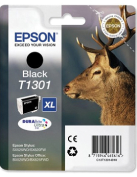 Tinteiro Epson T1301 Preto C13T13014010 25ml 945 Pág.