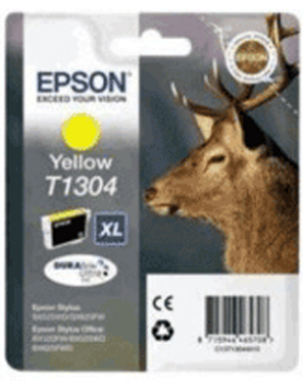 Tinteiro Epson T1304 Amarelo C13T13044010 10,1ml 755 Pág.