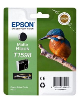 Tinteiro Epson T1598 Preto Matte C13T15984010 17ml