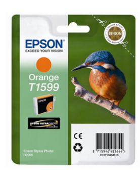 Tinteiro Epson T1599 Laranja C13T15994010 17ml