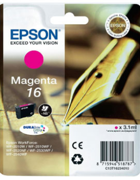 Tinteiro Epson 16 Magenta C13T16234010 3,3ml