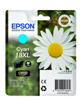 Tinteiro Epson 18XL Azul C13T18124010 6,6ml