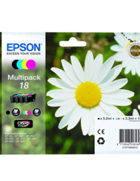 Pack Tinteiros Epson 18XL 4 Cores C13T18164010