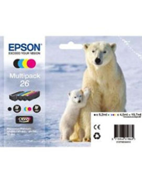 Pack Tinteiros Epson 26 4 Cores C13T26164010