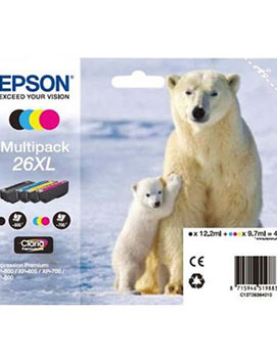 Pack Tinteiros Epson 26XL 4 Cores C13T26364010