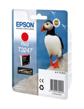 Tinteiro Epson T3247 Vermelho C13T32474010 14ml 980 Pág.