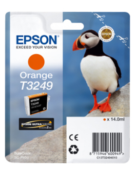 Tinteiro Epson T3249 Laranja C13T32494010 14ml 980 Pág.