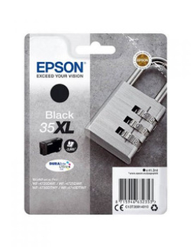 Tinteiro Epson 35XL Preto C13T35914010 41,2ml 2600 Pág.
