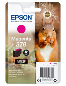Tinteiro Epson 378 Magenta C13T37834010 4,1ml