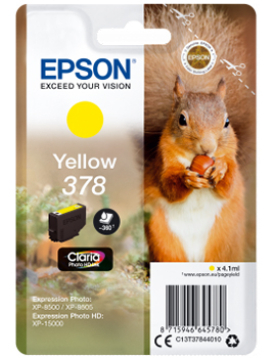 Tinteiro Epson 378 Amarelo C13T37844010 4,1ml