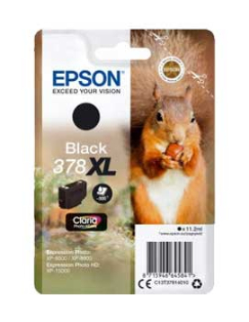 Tinteiro Epson 378XL Preto C13T37914010 11,2ml