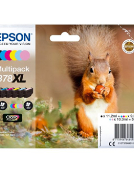 Pack Tinteiros Epson 378XL 6 Cores C13T37984010