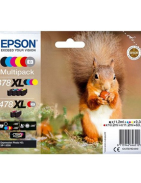 Pack Tinteiros Epson 378XL / 478XL 6 Cores C13T379D4010