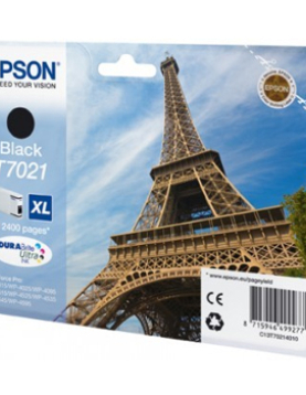 Tinteiro Epson T7021 Preto C13T70214010 45,2ml 2400 Pág.