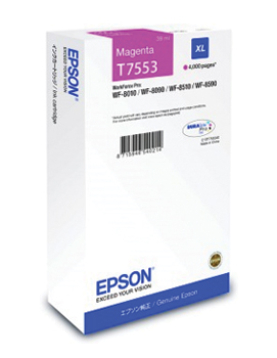 Tinteiro Epson T7553 Magenta C13T755340 39ml 4000 Pág.