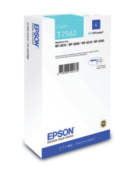 Tinteiro Epson T7562 Azul C13T756240 14ml 1500 Pág.