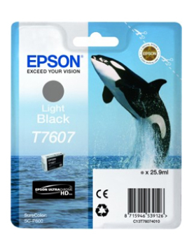 Tinteiro Epson T7607 Cinzento C13T76074010 25,9ml