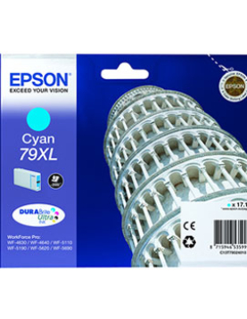 Tinteiro Epson 79XL Azul C13T79024010 17,1ml 2000 Pág.