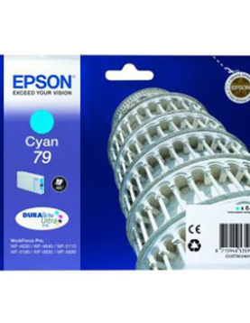 Tinteiro Epson 79 Azul C13T79124010 6,5ml 800 Pág.