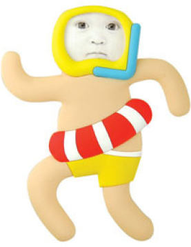 Moldura Magnética FUN Swiming Boy Cx25un
