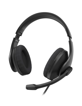 Headset Hama HS-USB300 V2 USB-A Preto