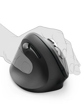 Rato Wireless Ergonómico Vertical EMW-500L Mão Esquerda