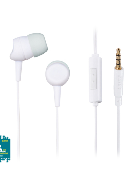Auriculares In-Ear Jack 3.5mm Kooky Branco