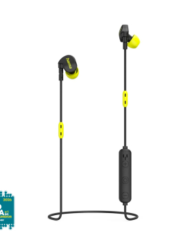 Auriculares Bluetooth Freedom Athletics II Preto/Amarelo