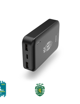 Powerbank 10000mAh PowerPack Pocket 10 Sporting Cinza