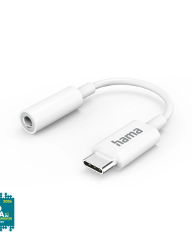 Adaptador Áudio USB-C para Jack 3,5mm Branco